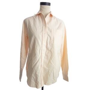 NWT Everlane The Relaxed Oxford Shirt Button Down Long Sleeve In Apricot Pink 2